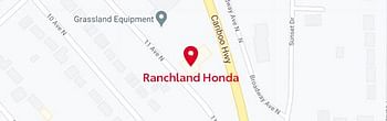 map of  Ranchland Honda